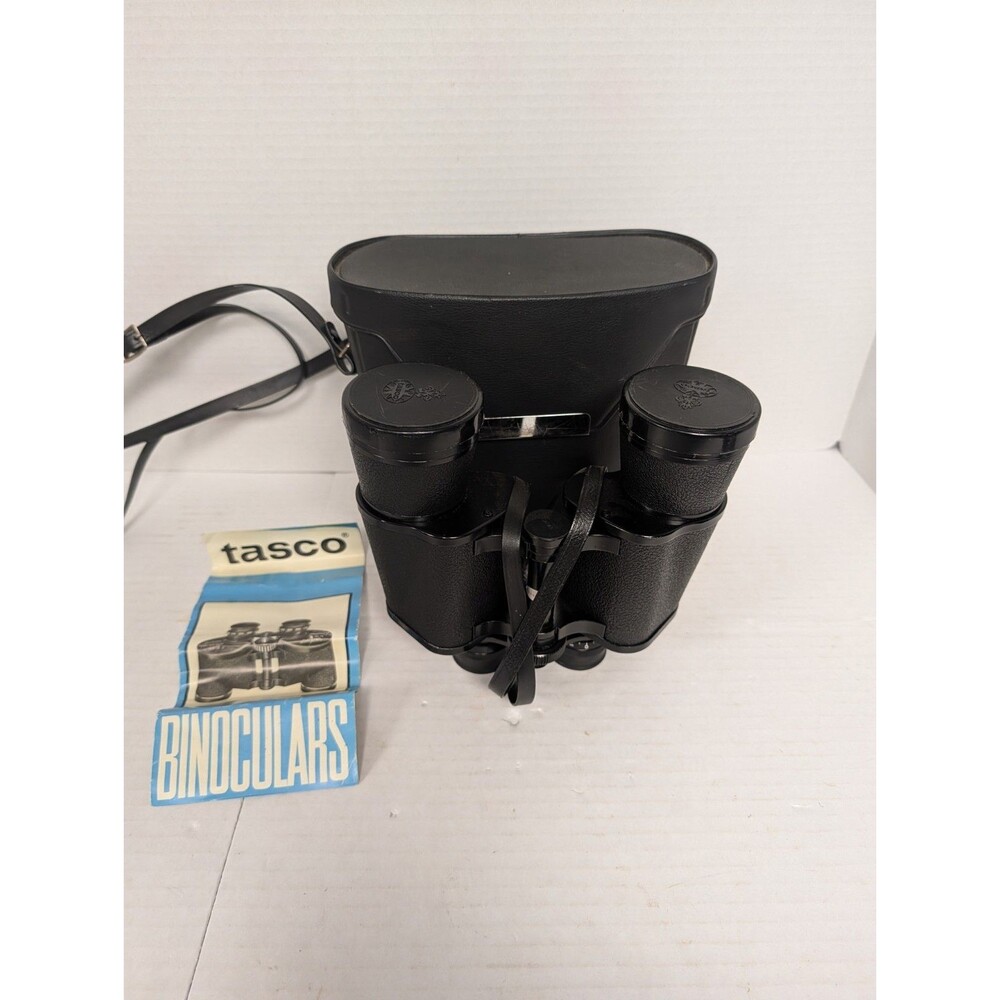 Vintage tasco binoculars model 312 10x50 light weight 1000 yds